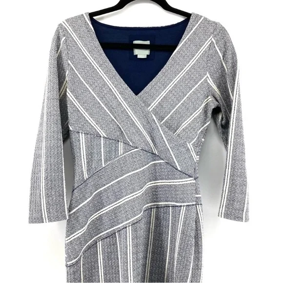 MAEVE ANTHROPOLOGIE 3/4 Sleeve
Striped Dress - Picture 5 of 8